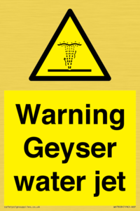 WV7808: Warning Geyser water jet