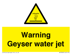 WV7808: Warning Geyser water jet