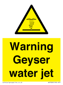 WV7808: Warning Geyser water jet