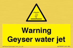 WV7808: Warning Geyser water jet