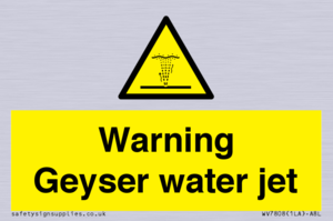 WV7808: Warning Geyser water jet