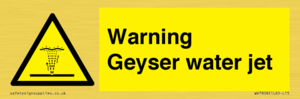 WV7808: Warning Geyser water jet