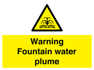WV7809: Warning Fountain water plume