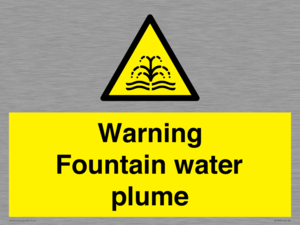 WV7809: Warning Fountain water plume