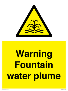 WV7809: Warning Fountain water plume