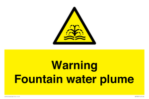 WV7809: Warning Fountain water plume