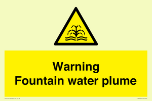 WV7809: Warning Fountain water plume