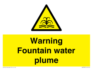 WV7809: Warning Fountain water plume
