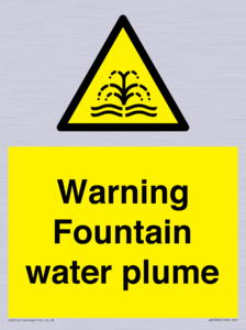 WV7809: Warning Fountain water plume