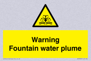 WV7809: Warning Fountain water plume