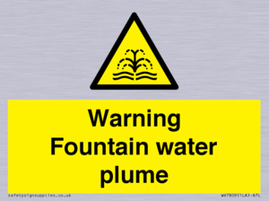 WV7809: Warning Fountain water plume