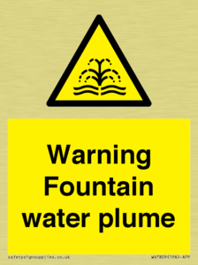 WV7809: Warning Fountain water plume