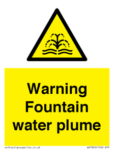 WV7809: Warning Fountain water plume