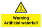 WV7810: Warning Artificial waterfall