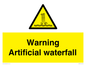 WV7810: Warning Artificial waterfall
