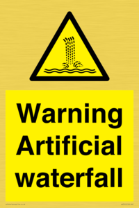 WV7810: Warning Artificial waterfall