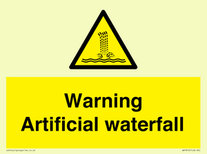 WV7810: Warning Artificial waterfall