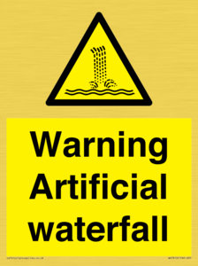 WV7810: Warning Artificial waterfall
