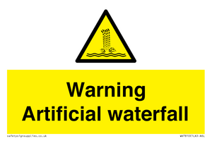 WV7810: Warning Artificial waterfall