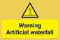 WV7810: Warning Artificial waterfall