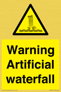 WV7810: Warning Artificial waterfall