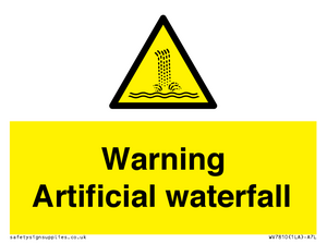 WV7810: Warning Artificial waterfall