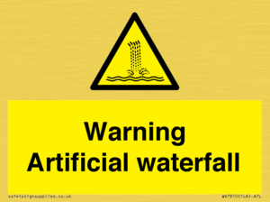 WV7810: Warning Artificial waterfall
