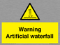 WV7810: Warning Artificial waterfall