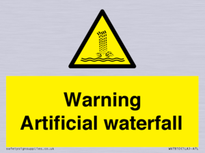 WV7810: Warning Artificial waterfall