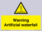 WV7810: Warning Artificial waterfall