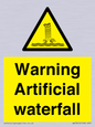 WV7810: Warning Artificial waterfall