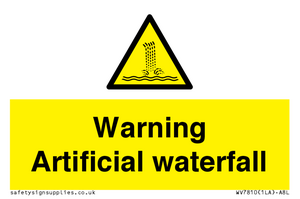 WV7810: Warning Artificial waterfall