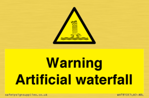 WV7810: Warning Artificial waterfall