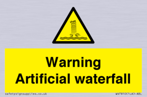 WV7810: Warning Artificial waterfall