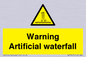 WV7810: Warning Artificial waterfall