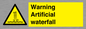 WV7810: Warning Artificial waterfall