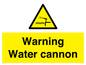 WV7811: Warning Water cannon