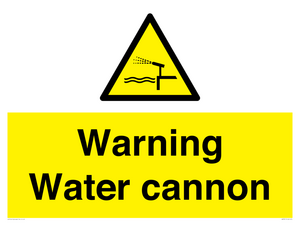 WV7811: Warning Water cannon