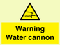 WV7811: Warning Water cannon