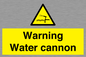 WV7811: Warning Water cannon