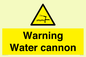 WV7811: Warning Water cannon