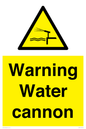 WV7811: Warning Water cannon