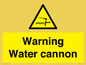 WV7811: Warning Water cannon