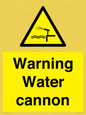 WV7811: Warning Water cannon