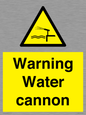 WV7811: Warning Water cannon