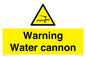 WV7811: Warning Water cannon