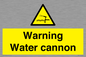 WV7811: Warning Water cannon