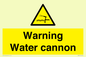 WV7811: Warning Water cannon