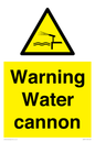 WV7811: Warning Water cannon