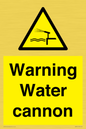 WV7811: Warning Water cannon